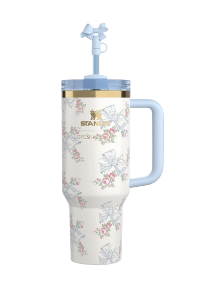 Aqua Bloom Stanley LoveShackFancy Termos